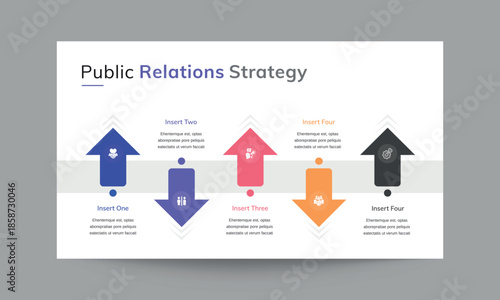 Public Relations Strategy Slide Presentation Design
