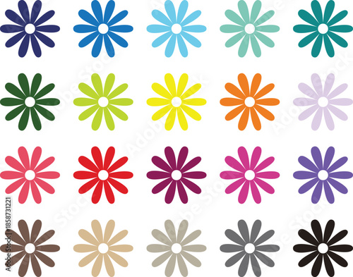Colorful Flowers Pattern.