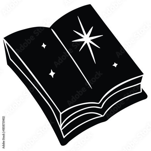 spell bookspell book vector on white background