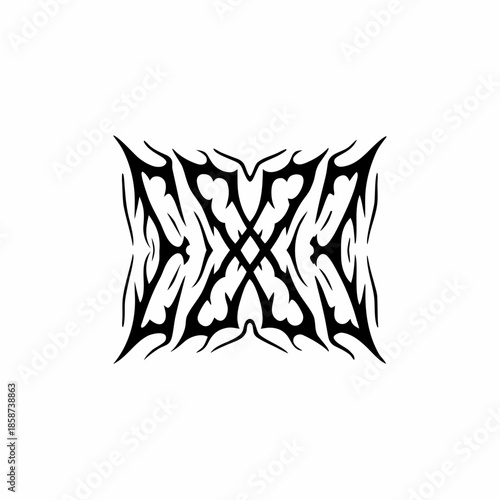 Abstract geometric egg crack pattern, modern fracture design representing birth, fragility, and new beginnings