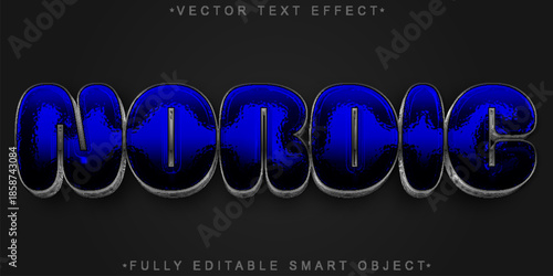 Nordic Viking Saga Vector Fully Editable Smart Object Text Effect