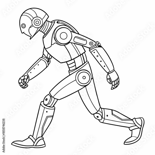Advanced robot in motion