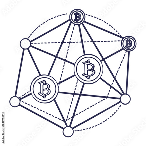 Interconnected bitcoin network