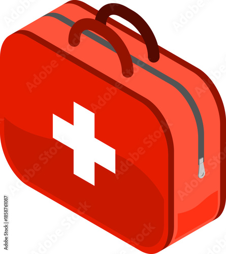 Illustrative First Aid Kit Symbolizing Emergency Medical Preparedness and Health Care Assistance