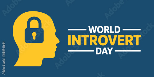 Celebrate World Introvert Day with a Locked Mind Graphic
