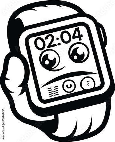 Smart Watch Display Wearable Interface for Fitness and Technology