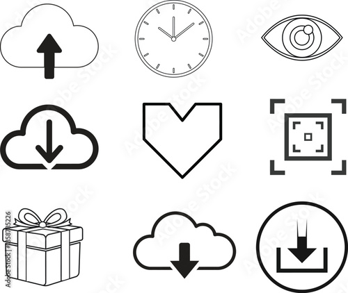 different kinds of social media icon 