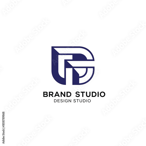 Modern Architecture Logo Design Concept for Brand Studio
