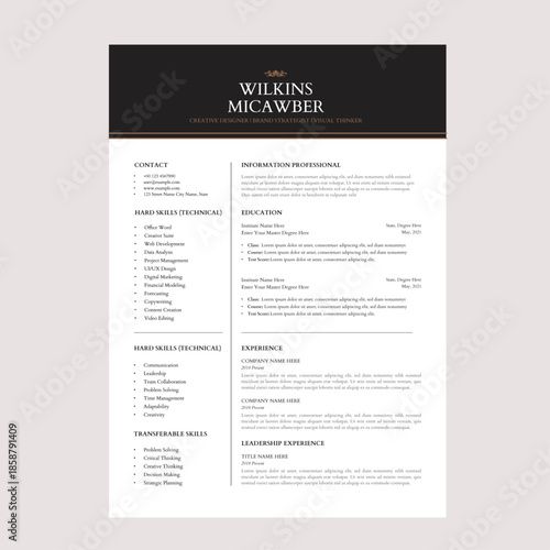 Creative Designer Resume with Branding Experience