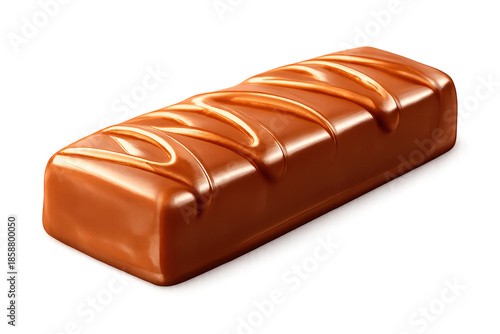 Delicious Candy Bar with Caramel on a transparent background, Isolated © whitestorm