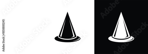 Festive Party Hat Vector Icon for Celebrations and Birthdays