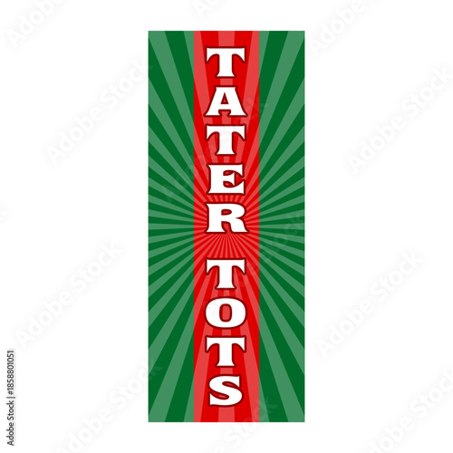 Rectangle Flag for Tater Tots