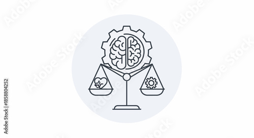 Emotional Intelligence and Logic Balance in Human Brain.