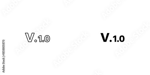 Two V.1.0 Versions Side by Side