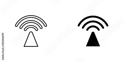 Wireless Signal Icons Comparison