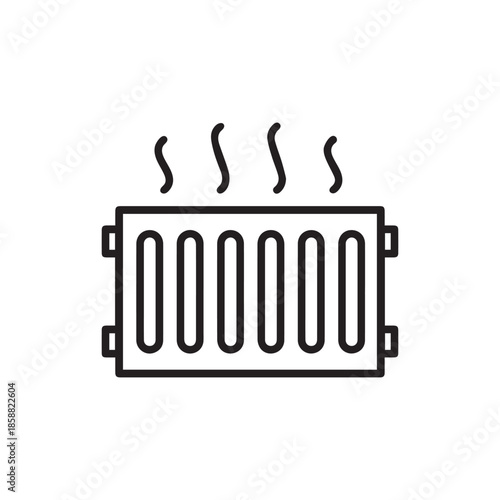 radiator vector icon
