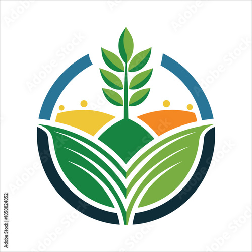  Plant Growth Agriculture Logo Vector