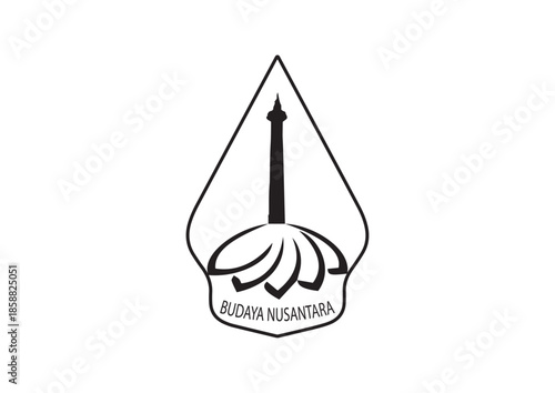 Indonesian cultural logo design