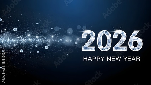 Happy new year 2026 celebration background
