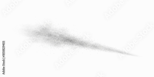 White feather duster and paintbrush abstract transition against a black fog frame