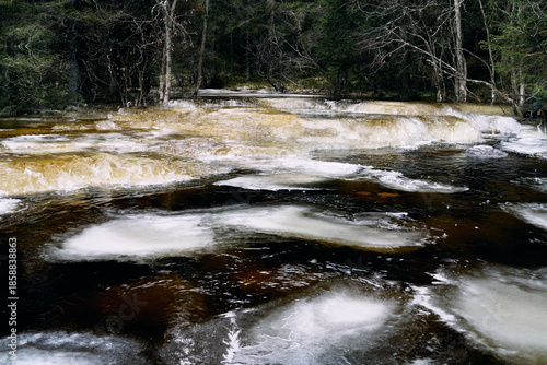 By the Vålsjøelva River of the Totenåsen Hills, Norway, December 2025.