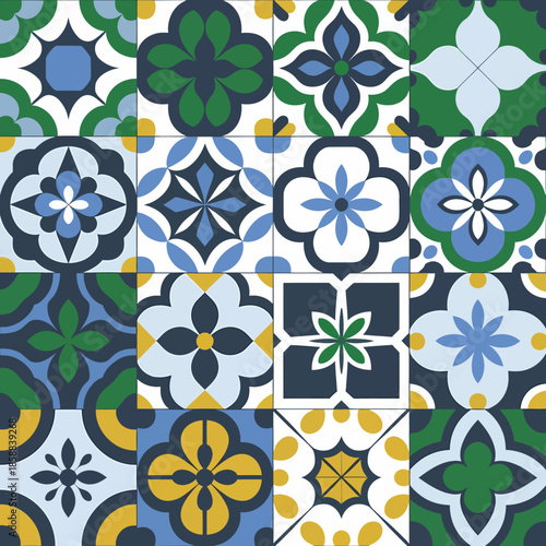 vector illustration hires Collection of High-Resolution Abstract Seamless ornament Patterns with Diverse Designs and Textures 
