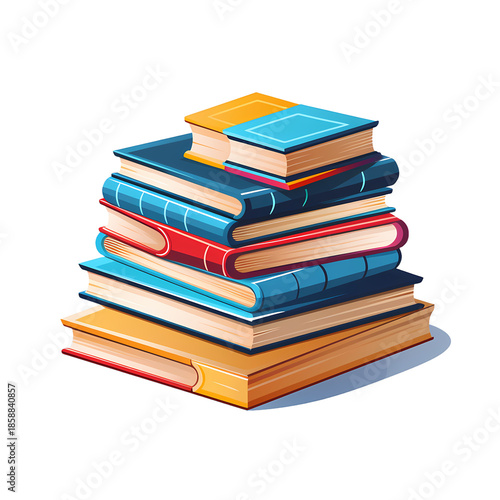 Scholarly Literature Stack with Bookmarks