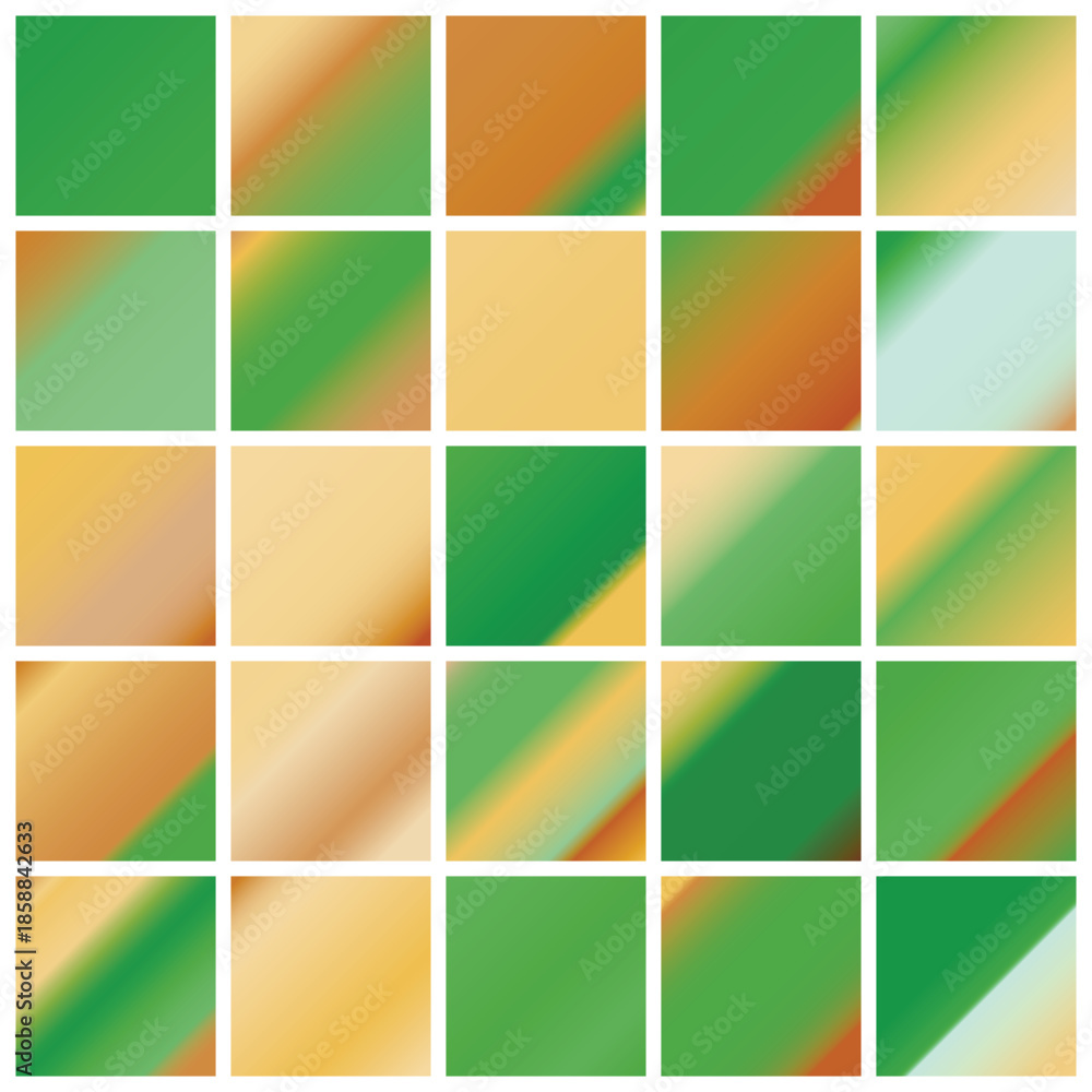 Fototapeta premium Mobile screen lock display collection of colorful backgrounds in trendy neon colors. Modern screen vector design for mobile app. Soft color abstract pastel holographic gradients. Swatches for design.