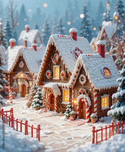 Gingerbread Village Glow