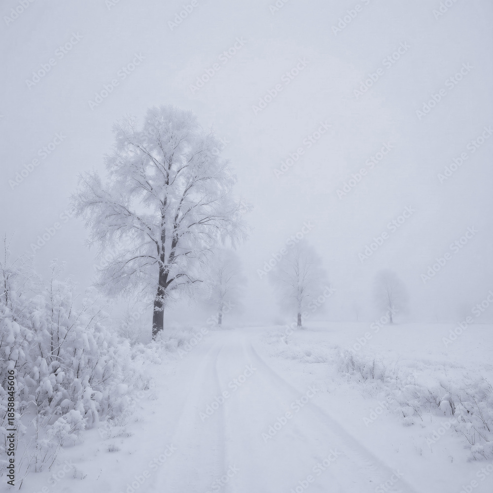 Obraz premium Frozen Solitude