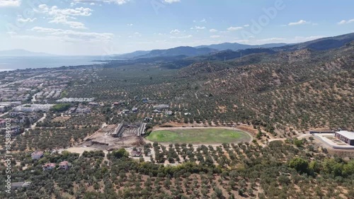 Epic Cinematic Aerial Landscape View