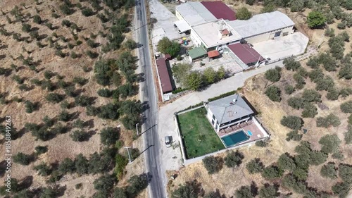 Epic Cinematic Aerial Landscape View