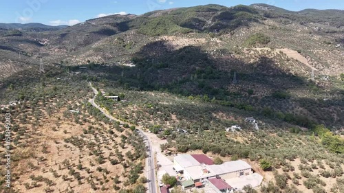 Epic Cinematic Aerial Landscape View