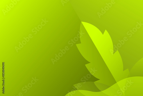 leaf green layer color modern abstract background. Vector illustration