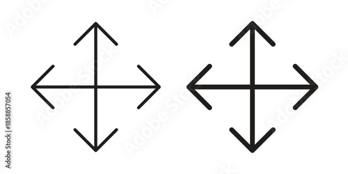 Drag icons set in multiple style collection