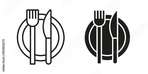 Food icons set in multiple style collection