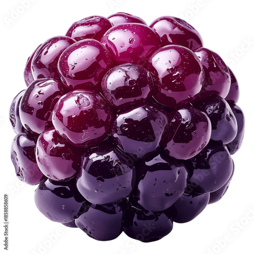 Fresh Blackberries Gathered From the Farm During Summer Season in the Afternoon