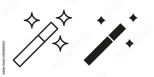 Magic icons set in multiple style collection