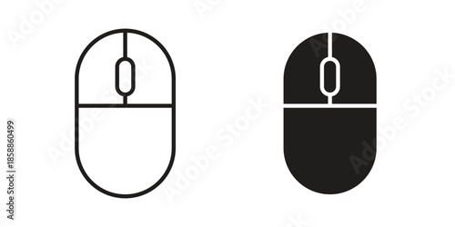 Mouse icons set in multiple style collection