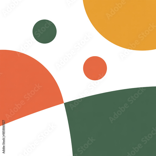 Abstract background with clean geometric shapes and soft colors