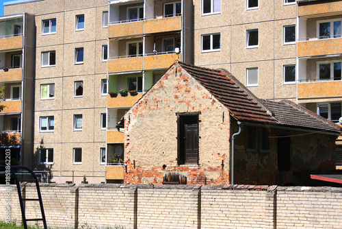 Old and New in Doberlug-Kirchhain, Lower Lusatia, Germany
