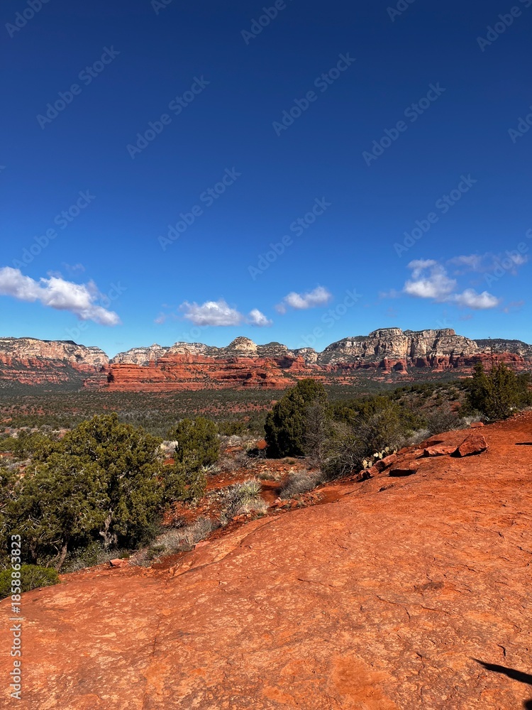 Naklejka premium red rock canyon