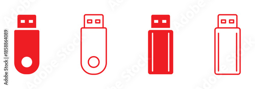 Usb icon vector illustration. Flash disk sign and symbol. flash drive sign. 