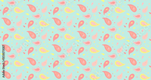 Ornate droplet of retro style ornamental. India chic, delicate paisley. Surreal retro a embellishment idea.