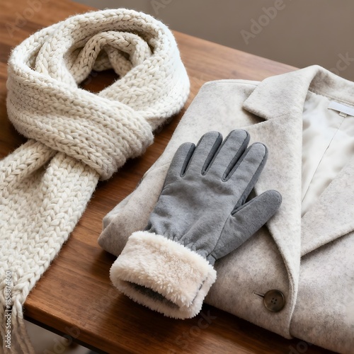 Wallpaper Mural Cozy Winter Essentials Flat Lay Torontodigital.ca