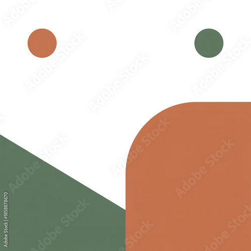 Simple abstract background with basic geometric shapes