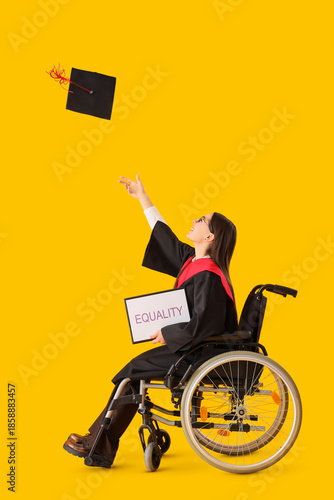 Young female graduate stude...
