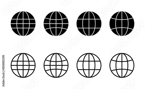 Web icon vector. go to web sign and symbol. web click icon. Global search icon