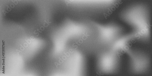 smooth black white background gray gradient with grainy texture and soft transitions between light and dark tones.