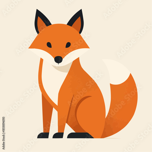 Fox Flat Vector